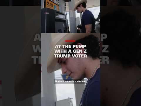 At the pump with a Gen Z Trump voter