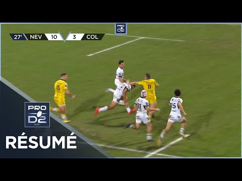 PRO D2 - Résumé USON Nevers-Colomiers Rugby: 43-10 - J27 - Saison 2022/2023