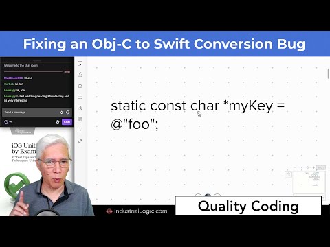 Fixing an Obj-C to Swift Conversion Bug (Live Coding) thumbnail