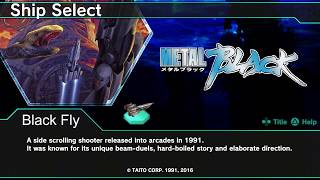 DARIUSBURST Chronicle Saviours - Metal Black DLC Gameplay