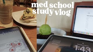 med school study vlog 🍡 | driving lessons, how i study to get As, busy and productive recess week!