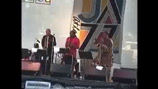 World Saxophone Quartet and African Drums at Grant Park ~ June 6, 1993