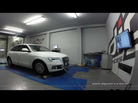 Audi Q5 2.0 TDI 150cv Reprogrammation Moteur @ 183cv Digiservices Paris 77 Dyno