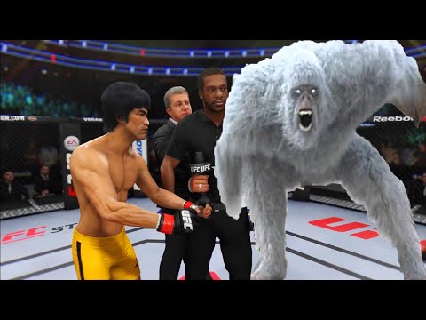 🔥  Bruce Lee vs. Yeti (EA Sports UFC 4)
