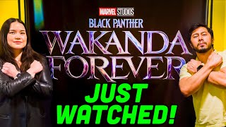 Just Watched BLACK PANTHER WAKANDA FOREVER! | Honest Thoughts & Feelings | NO SPOILERS