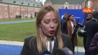 Meloni: "Affronteremo questione prezzi energia, misure in Cdm la settimana prossima"