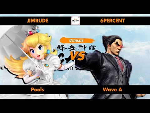 NorCal Ultimate Arcadian 2023 - Wave A - Jimrude (Peach) vs. 6Percent (Kazuya)