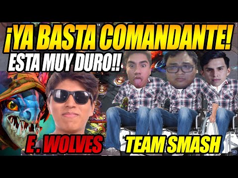 EL PROHIBIDO!! ELITE WOLVES vs TEAM SMASH | VANN DESPIERTA A SU SLARK Y DEJA EN COMA A TEAM DE SMASH
