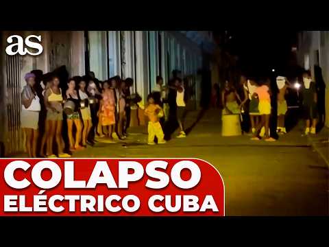 OSCURIDAD TOTAL en La Habana: crece la INDIGNACIÓN tras el COLAPSO de la RED ELÉCTRICA de Cuba