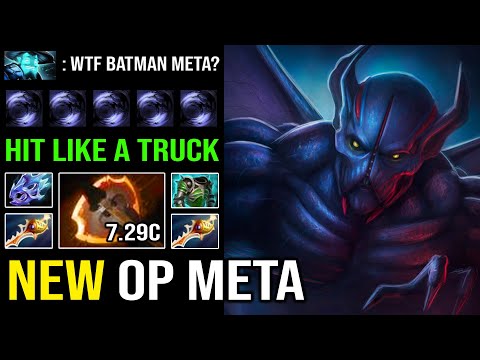 DOTA 1 META Battle Fury Night Stalker 1v5 Absolute OP Hero with Max ATK Speed Rapier + Moon Shard