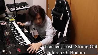 【俯瞰視点&amp;譜面あり】Trashed, Lost, Strung Out(Children Of Bodom)シンセソロ