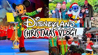 CHRISTMAS IN DISNEYLAND PARIS VLOG! Parade! Shows! Meeting Santa Claus & More! 🎄