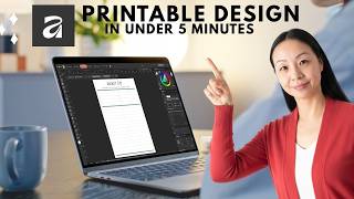 How to Make a DIY Printable Bucket List in Under 5 Minutes | Affinity by Canva Tutorial
