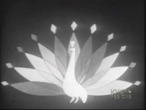 NBC "in Living Color" Peacock ID (1959, B&W kinescope)