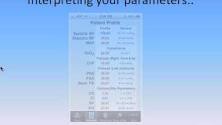 Using the iPhone Application Hemodynamic Calculator