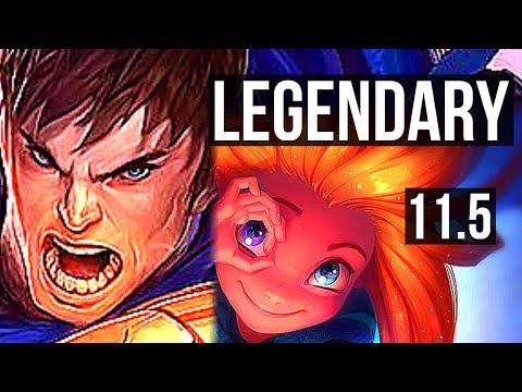 GAREN vs ZOE (MID) | 9/1/4, 500+ games, Legendary, Rank 10 Garen | EUW Grandmaster | v11.5