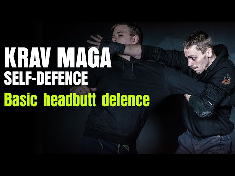 FULL LESSON. Basic headbutt defence from ultrakravonline.com #selfdefense #martialarts #kravmaga