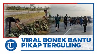 Viral Video Aksi Bonek Fans Persebaya Bantu Pikap Terguling di Tol Jombang, Dipuji Walkot Surabaya