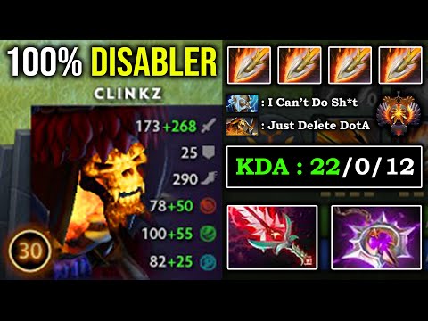 100% COUNTER ALL Bloodthorn + Nullifier Clinkz Super Pro 10K MMR Hunting Enemies Without Mercy DotA