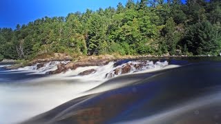 preview picture of video 'Recollet Falls at French River Provincial Park in Ontario'