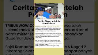 Cerita Siswa setelah Pendidikan di Barak Militer Lembang, Diminta Nyebur ke Kolam Lele