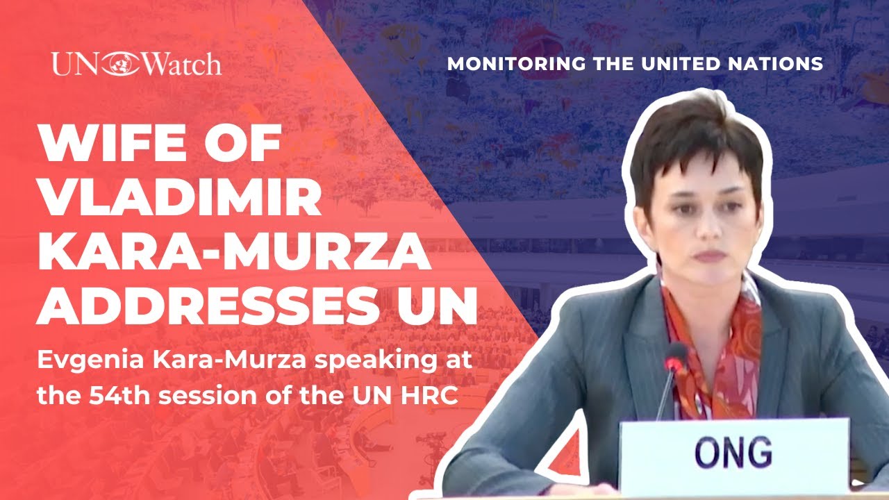 Wife of jailed dissident Vladimir Kara-Murza addresses United Nations