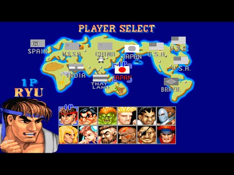 RYU Longplay: Street Fighter 2 Champion Edition ( Hardest ) - 4K 60 FPS