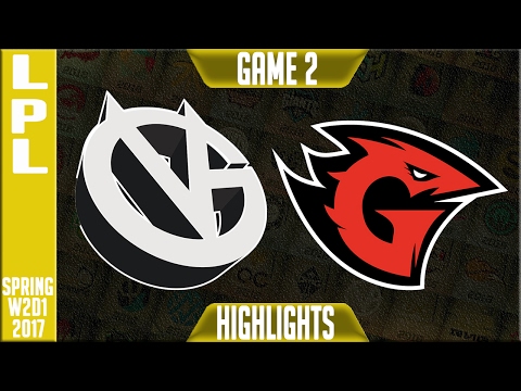 Vici Gaming vs Game Talents Highlights Game 2 - LPL Week 2 Day 4 Spring 2017 - VG vs GT G2