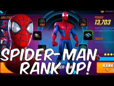 SPIDER-MAN 6 STAR RANK UP + BLITZ GAMEPLAY! - Marvel Strike Force