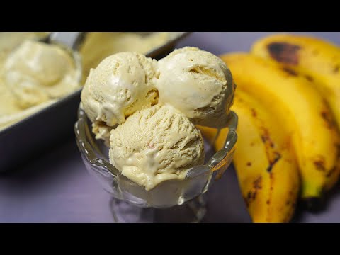 Banana Ice Cream Recipe | Easy Homemade Ice Cream Recipe | Yummy