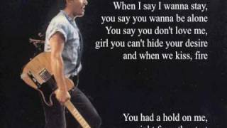 Bruce Springsteen - Fire - Lyrics