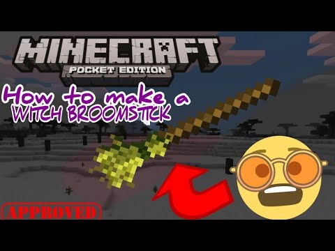 Minecraft PE: How to make a Witch Broom