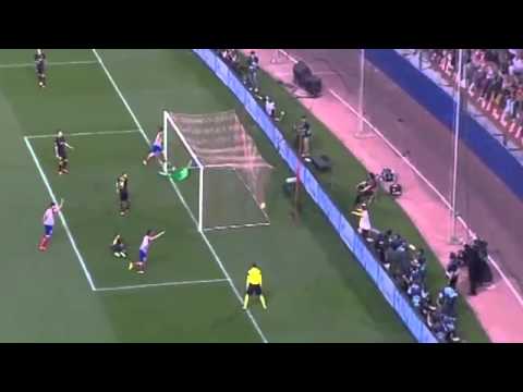 Koke Goal ~ Atlético Madrid vs FC Barcelona 1-0 ~ 09/04/2014