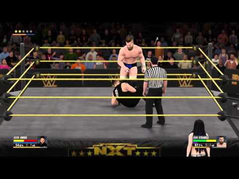 WWE 2K16 My career, defending the NXT title