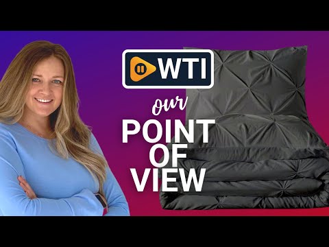 eBeddy Linens Dark Grey Oversized King 3-Piece Pinch Pleated Pintuck Duvet Cover - WTI product video review
