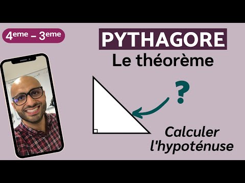 Théorème de Pythagore - Calcul de l'hypoténuse