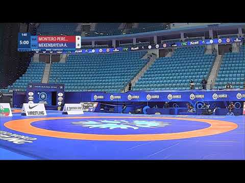 Round 2 Women's GP GI - 58 kg: M. MONTERO PERE (ESP) v. A. MEKENBAYEVA (KAZ)