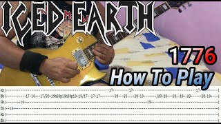 ICED EARTH - 1776 - GUITAR LESSON WITH TABS