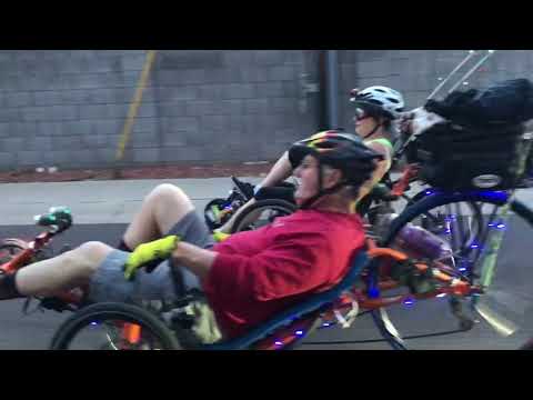 13 Recumbent Trikes with lights