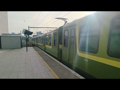 DART 8100 Class (8106) departing Dublin Pearse