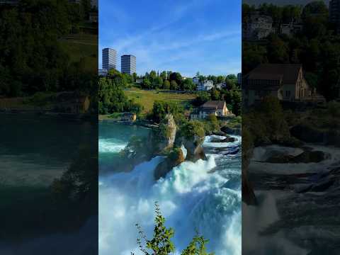 📍 Rheinfall, Switzerland 🇨🇭Follow for daily Swiss Content 🇨🇭