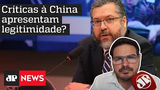 Rodrigo Constantino: ‘Perguntas feitas a Ernesto Araújo quase não tem ligação com a pandemia’