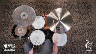 Video thumbnail for Meinl 23" Byzance Traditional Heavy Ride Cymbal 3890g (B23HR-1020419Y) by Memphis Drum Shop