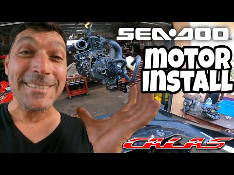 Sea-Doo RXP-X Motor Install + Sea Doo Jetski Tech Tips + Test Ride + SeaDoo Injector troubleshooting