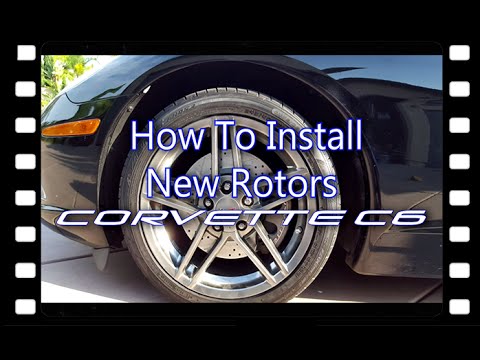 How To Install New Brake Rotors (Brake Motive) | Corvette C6