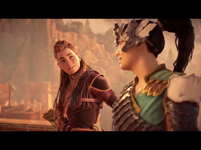 Vídeo relacionado con Horizon Zero Dawn Aloy and Talanah Khane Padish Portrait Camiseta