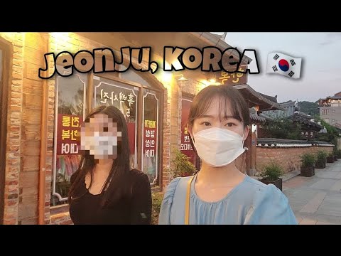 Jeon ju Korea Travel mini VLOG (aldeia de Hanok | Café Hanok | De Myeongdong a Jeonju juntos💜)