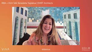 RIBA + VitrA Talk: Benedetta Tagliabue