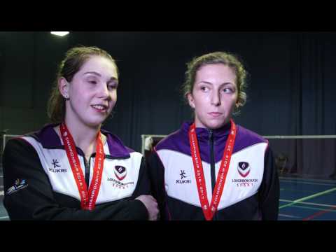 BADMINTON: Vicky Williams and Jordan Hart seal women's doubles title