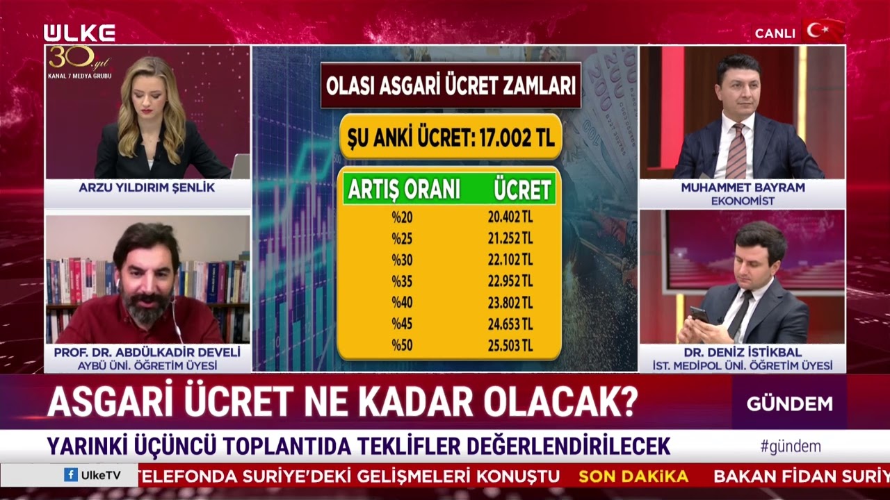 Asgari Ücret Ne Kadar Olacak? İşte Olası Zam Tablosu...